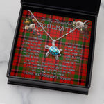 Sea Turtle Necklace To My Beautiful Soulmate Necklace In Your Eyes I Have Found My Home Clan MacNeacail Tartan Blue Turtle Necklace
