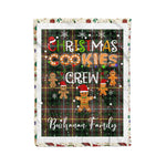 Personalized Gift Tartan Plaid Blanket Clan Buchanan Hunting With Christmas Cookie Baking Crew Christmas Gift Blanket, Plaid Blanket, Christmas Fleece Blanket, Christmas Blanket, Tartan Blanket, Scottish Blanket, Scotland Blanket, Family Name Blanket, Custom Blanket, Personalized Blanket