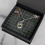 To My Beautiful Soulmate Necklace In Your Eyes I Have Found My Home Clan Watson Modern Tartan Rising Phoenix Necklace