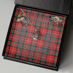 To My Beautiful Soulmate Necklace In Your Eyes I Have Found My Home Clan Glas Red Tartan Crown Pendant Necklace