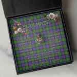 To My Beautiful Soulmate Necklace In Your Eyes I Have Found My Home Clan Gillon Tartan Crown Pendant Necklace