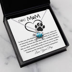 Opal Turtle Necklace - Mom Necklace - To My Dog Mom - Love You Always And Forever - Mother's Day Gift