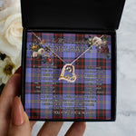 To My Beautiful Soulmate Necklace In Your Eyes I Have Found My Home Clan Rutherford Tartan Forever Love Necklace