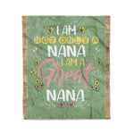 Scotstee Shop - Personalized Name Gift Great Nana Mom Grandmother Mother Day Gifts Fleece Blanket