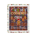 Personalized Gift Tartan Plaid Blanket Clan Cameron Of Lochiel Ancient With Christmas Cookie Baking Crew Christmas Gift Blanket, Plaid Blanket, Christmas Fleece Blanket, Christmas Blanket, Tartan Blanket, Scottish Blanket, Scotland Blanket, Family Name Blanket, Custom Blanket, Personalized Blanket