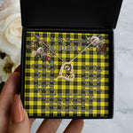 To My Beautiful Soulmate Necklace In Your Eyes I Have Found My Home Clan MacLeod of Lewis Modern Tartan Forever Love Necklace