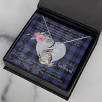 Rising Phoenix Necklace - Valentine Necklace Clan Maule Tartan Gift for Girlfriend, Gift for My Wife Rising Phoenix Necklace