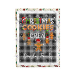 Products Personalized Gift Tartan Plaid Blanket Clan Douglas Grey With Christmas Cookie Baking Crew Christmas Gift Blanket, Plaid Blanket, Christmas Fleece Blanket, Christmas Blanket, Tartan Blanket, Scottish Blanket, Scotland Blanket, Family Name Blanket, Custom Blanket, Personalized Blanket