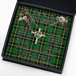 To My Beautiful Soulmate Necklace In Your Eyes I Have Found My Home Clan Wallace Hunting Tartan Cross Dancing Necklace
