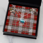 Sea Turtle Necklace To My Beautiful Soulmate Necklace In Your Eyes I Have Found My Home Clan MacFie Tartan Blue Turtle Necklace
