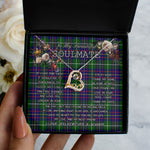 To My Beautiful Soulmate Necklace In Your Eyes I Have Found My Home Clan Inglis Tartan Forever Love Necklace
