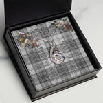 To My Beautiful Soulmate Necklace In Your Eyes I Have Found My Home Clan Glen Grey Tartan Rising Phoenix Necklace