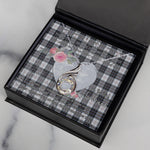 Rising Phoenix Necklace - Valentine Necklace Clan MacRae Dress Modern Tartan Gift for Girlfriend, Gift for My Wife Rising Phoenix Necklace