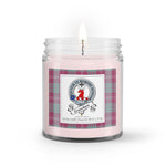 Soy Wax Candle - Buffalo Plaid Candle Clan Badge Crawford Ancient Tartan Plaid Soy Wax Candle, oil candle, candle handmade, wax candle, soy wax, nature wax, natural soy wax, natural soy candles, natural candle