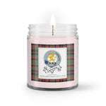 Soy Wax Candle - Buffalo Plaid Candle Clan Badge Cumming Hunting Ancient Tartan Plaid Soy Wax Candle, oil candle, candle handmade, wax candle, soy wax, nature wax, natural soy wax, natural soy candles, natural candle