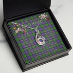 To My Beautiful Soulmate Necklace In Your Eyes I Have Found My Home Clan MacBrayne Tartan Rising Phoenix Necklace