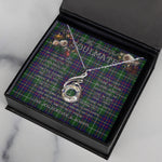 To My Beautiful Soulmate Necklace In Your Eyes I Have Found My Home Clan Inglis Tartan Rising Phoenix Necklace