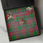 To My Beautiful Soulmate Necklace In Your Eyes I Have Found My Home Clan McCulloch Tartan Crown Pendant Necklace