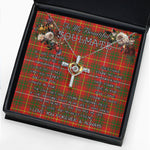 To My Beautiful Soulmate Necklace In Your Eyes I Have Found My Home Clan Bruce Modern Tartan Cross Dancing Necklace