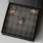 To My Beautiful Soulmate Necklace In Your Eyes I Have Found My Home Clan Buchan Ancient Tartan Crown Pendant Necklace