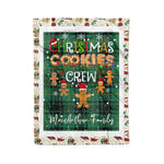Personalized Gift Tartan Plaid Blanket Clan MacArthur Ancient With Christmas Cookie Baking Crew Christmas Gift Blanket, Plaid Blanket, Christmas Fleece Blanket, Christmas Blanket, Tartan Blanket, Scottish Blanket, Scotland Blanket, Family Name Blanket, Custom Blanket, Personalized Blanket