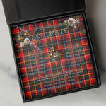 To My Beautiful Soulmate Necklace In Your Eyes I Have Found My Home Clan Denniston Orginal Tartan Crown Pendant Necklace