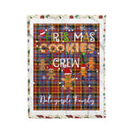 Products Personalized Gift Tartan Plaid Blanket Clan Dalrymple Orginal With Christmas Cookie Baking Crew Christmas Gift Blanket, Plaid Blanket, Christmas Fleece Blanket, Christmas Blanket, Tartan Blanket, Scottish Blanket, Scotland Blanket, Family Name Blanket, Custom Blanket, Personalized Blanket