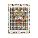 Personalized Gift Tartan Plaid Blanket Clan Stewart Dress Ancient With Christmas Cookie Baking Crew Christmas Gift Blanket, Plaid Blanket, Christmas Fleece Blanket, Christmas Blanket, Tartan Blanket, Scottish Blanket, Scotland Blanket, Family Name Blanket, Custom Blanket, Personalized Blanket