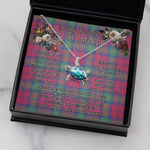 Sea Turtle Necklace To My Beautiful Soulmate Necklace In Your Eyes I Have Found My Home Clan Lindsay Ancient Tartan Blue Turtle Necklace