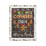 Fleece Blanket - Personalized Gift Tartan Plaid Blanket Clan Murray Of Atholl Weathered With Christmas Cookie Baking Crew Christmas Gift Fleece Blanket