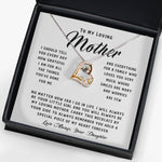 To My Loving Mother Necklace Where Are Smiles Are Many And Worries Are Few Gift For Her Forever Love Necklace