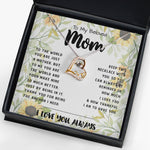 Love Dancing Necklace - To My Mom - You Are The World Mother's Day Necklace