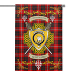 House Flag - Cunningham Irish Shield Celtic Cross Tartan Garden Flag St Patrick's Day Garden Flag copy