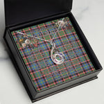 To My Beautiful Soulmate Necklace In Your Eyes I Have Found My Home Clan Glass Tartan Rising Phoenix Necklace