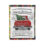 Tartan Blanket Vintage Red Truck with Christmas Tree Family Scottish Clan Buchanan Modern plaid blanket, red plaid blanket, buffalo plaid blanket, green plaid blanket, plaid fleece blanket, blue plaid blanket, red tartan blanket, tartan plaid blanket, black and white plaid blanket, , christmas plaid blanket, orange plaid blanket, tartan plaid throw blanket, pink plaid blanket, brown plaid blanket, buffalo check blanket