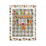 Personalized Gift Tartan Plaid Blanket Clan Grant of Auchnarrow With Christmas Cookie Baking Crew Christmas Gift Blanket, Plaid Blanket, Christmas Fleece Blanket, Christmas Blanket, Tartan Blanket, Scottish Blanket, Scotland Blanket, Family Name Blanket, Custom Blanket, Personalized Blanket