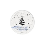 Scotstee Shop - Personalize Name Family Our First Christmas For Couple Custom Name & Photo Ceramic Ornament, Home Sweet New Home Christmas Ornament