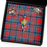 To My Beautiful Soulmate Sunflower Necklace In Your Eyes I Have Found My Home Clan MacTavish Tartan Jewelry For Girlfriend, Tartan Sunflower Pendant Necklace, Scottish Tartan Jewelry, valentine necklace, necklace girlfriend, necklace for wife, cute necklaces for girlfriend, jewelry for girlfriend, to my soulmate necklace, to my future wife necklace