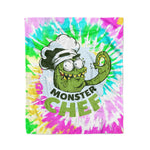 Scotstee Shop - Scotstee Shop Blanket Funny Alien Monster Chef Halloween Outfit for Costume Party Hippie Rainbow Fleece Blanket