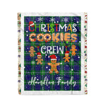 Personalized Gift Tartan Plaid Blanket Clan Hamilton Hunting With Christmas Cookie Baking Crew Christmas Gift Blanket, Plaid Blanket, Christmas Fleece Blanket, Christmas Blanket, Tartan Blanket, Scottish Blanket, Scotland Blanket, Family Name Blanket, Custom Blanket, Personalized Blanket