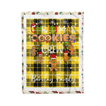 Personalized Gift Tartan Plaid Blanket Clan Barclay With Christmas Cookie Baking Crew Christmas Gift Blanket, Plaid Blanket, Christmas Fleece Blanket, Christmas Blanket, Tartan Blanket, Scottish Blanket, Scotland Blanket, Family Name Blanket, Custom Blanket, Personalized Blanket