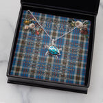 Sea Turtle Necklace To My Beautiful Soulmate Necklace In Your Eyes I Have Found My Home Clan Thomson Blue Tartan Blue Turtle Necklace