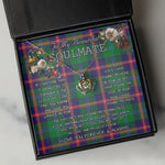 To My Beautiful Soulmate Necklace In Your Eyes I Have Found My Home Clan Young Tartan Crown Pendant Necklace