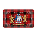 Doormat - Tartan Door Mat The Family Ewing Welcome Mat, Plaid Doormat Scottish