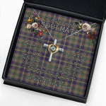 To My Beautiful Soulmate Necklace In Your Eyes I Have Found My Home Clan Taylor Weathered Tartan Cross Dancing Necklace