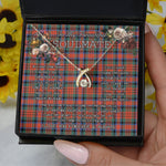 To My Beautiful Soulmate Necklace In Your Eyes I Have Found My Home Clan MacDuff Ancient Tartan Wishbone Dancing Necklace