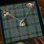 To My Beautiful Soulmate Necklace In Your Eyes I Have Found My Home Clan Gillies Tartan Wishbone Dancing Necklace