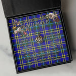 To My Beautiful Soulmate Necklace In Your Eyes I Have Found My Home Clan Weir Tartan Crown Pendant Necklace