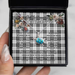 Sea Turtle Necklace To My Beautiful Soulmate Necklace In Your Eyes I Have Found My Home Clan Erskine Black and White Tartan Blue Turtle Necklace, Valentine Necklace Gift for Girlfriend Clan Mitchell Ancient Tartan Sunflower Pendant Necklace, Scottish Tartan Jewelry, valentine necklace, necklace girlfriend, necklace for wife, cute necklaces for girlfriend, jewelry for girlfriend, to my soulmate necklace, to my future wife necklace