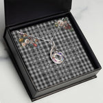 To My Beautiful Soulmate Necklace In Your Eyes I Have Found My Home Clan MacPhee Black Tartan Rising Phoenix Necklace